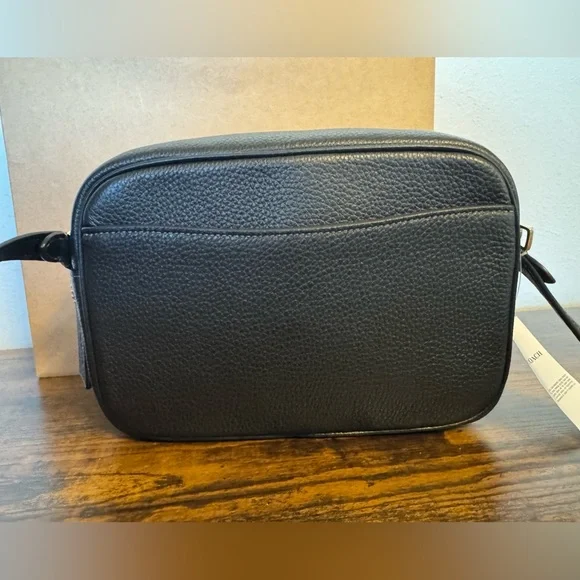 NWT Coach Jamie Black Leather Camera Crossbody bag - Picture 4 of 11